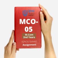 IGNOU Solved Assignment MCO 5