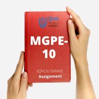IGNOU Solved Assignment MGPE 10