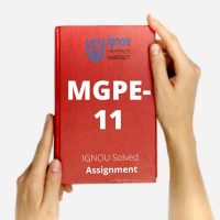 IGNOU Solved Assignment MGPE 11