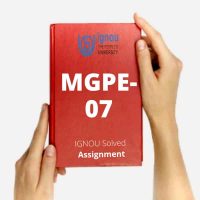 IGNOU Solved Assignment MGPE 7