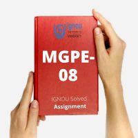 IGNOU Solved Assignment MGPE 8