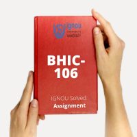 BHIC 106 ASSSIGNMENT SOLVED