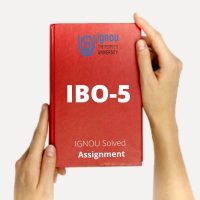 IBO 5 ASSIGNMENT SOLVED