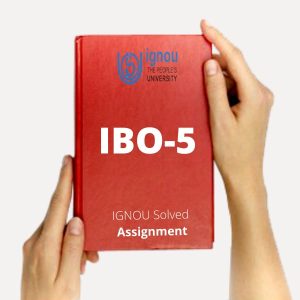 IBO 5 ASSIGNMENT SOLVED