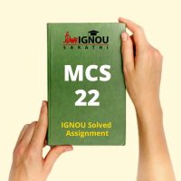 MCS 22 Solved Assignment