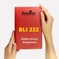 BLI 222 Solved Assignment