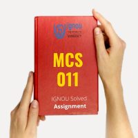 MCS 011 Solved Assignment