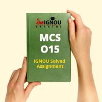 MCS O15 Solved Assignment