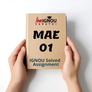 MAE 01 Solved Assignment