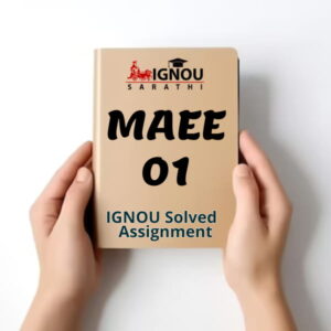 MAEE 01 Solved Assignment