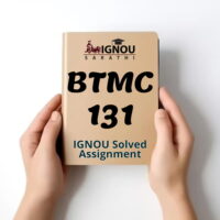 BTMC 131 Solved Assignment