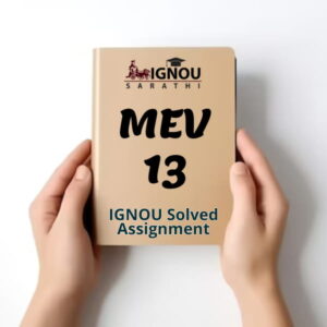 MEV 13 Solved Assignment