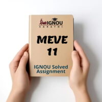 MEVE 11 Solved Assignment