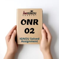 ONR 02 Solved Assignment