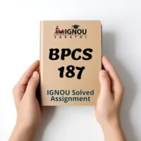 BPCS 187 Solved Assignment