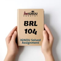 BRL 104 Solved Assignment