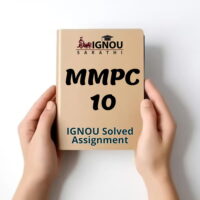 MMPC 10 Solved Assignment